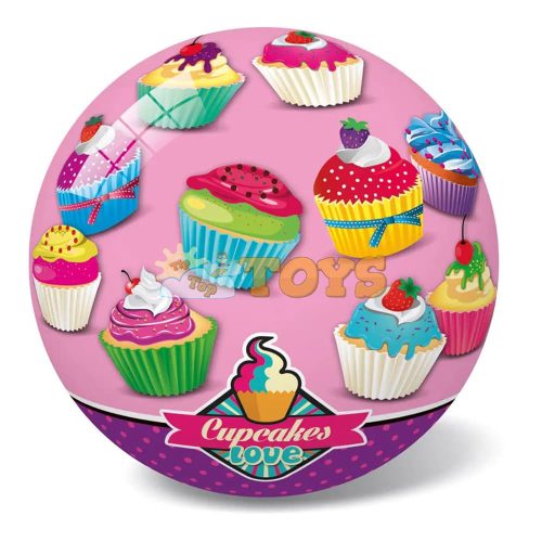 Rubber ball for children Muffin Cupcakes love 23cm inflatable