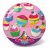 Rubber ball for children Muffin Cupcakes love 23cm inflatable