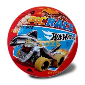   Rubber ball for children Hot Wheels 23cm Epic Race Shark Bite