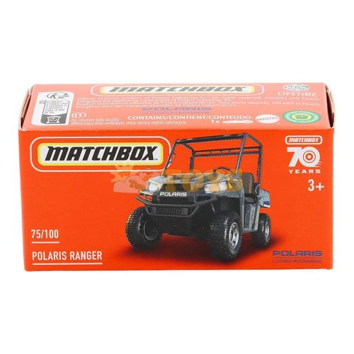 MATCHBOX Polaris Ranger HLD59 Mattel Diecast Car