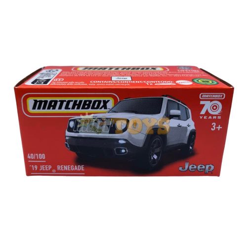 MATCHBOX Diecast 19 Jeep Renegade HLF23 Mattel