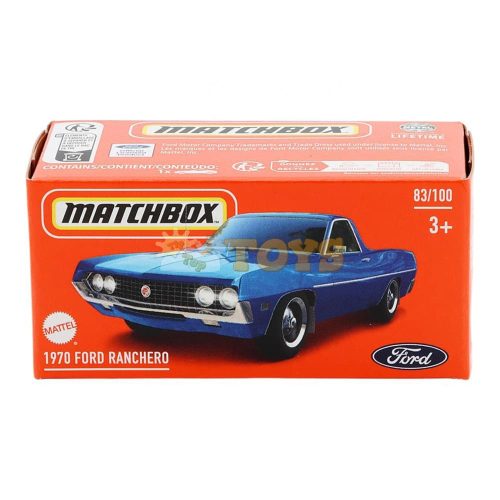 MATCHBOX Diecast 1970 Ford Ranchero HVP66 Mattel