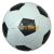 Soccer ball for playing Soccer 20cm in black and white PVC