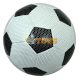Soccer ball for playing Soccer 20cm in black and white PVC