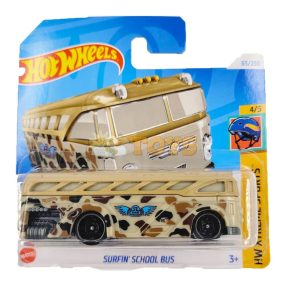 Hot Wheels Metallic Surfin School Bus HTB99 Mattel