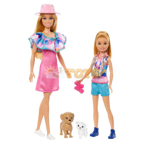 Barbie & Stacie Sisters Playset with 2 Dogs and Accessories HRM09
