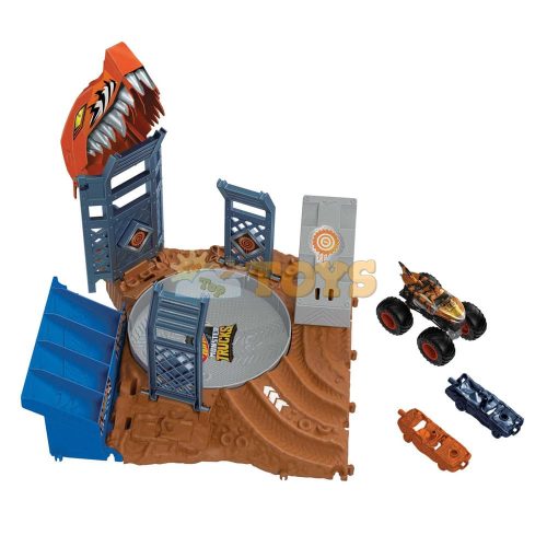 Hot Wheels Monster Trucks Spin-Out Challenge Playset HNB93