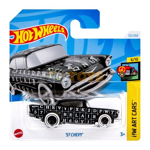 Hot Wheels Diecast '57 Chevy HTB75 HW Art Cars Mattel