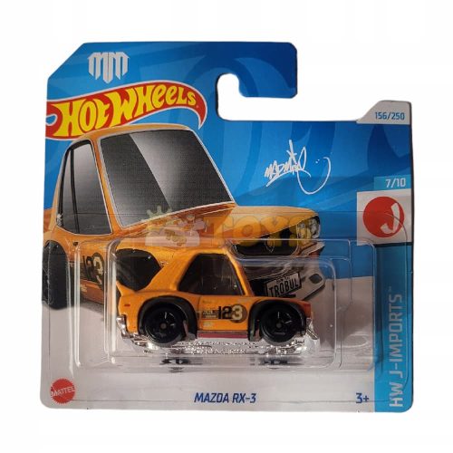 Hot Wheels Mazda RX-3 HRY71 HW J-Imports Tooned Mattel Diecast Car