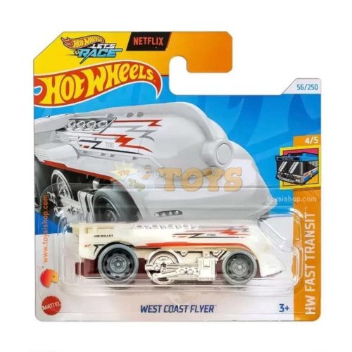 Hot Wheels Metal Locomotive West Coast Flyer HTD11 HW Fast Transit Mattel