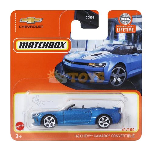 MATCHBOX '16 Chevy Camaro Convertible HVP16 Mattel Diecast