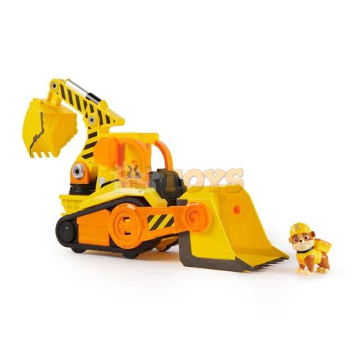 PAW Patrol Rubble's Bulldozer Dark Yard Deluxe Bulldozer 6068074