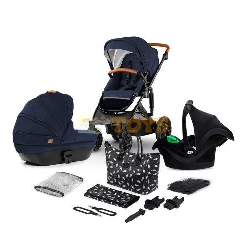 Kinderkraft Baby stroller 3 in 1 Prime 2 Mink Pro Navy 3 in 1
