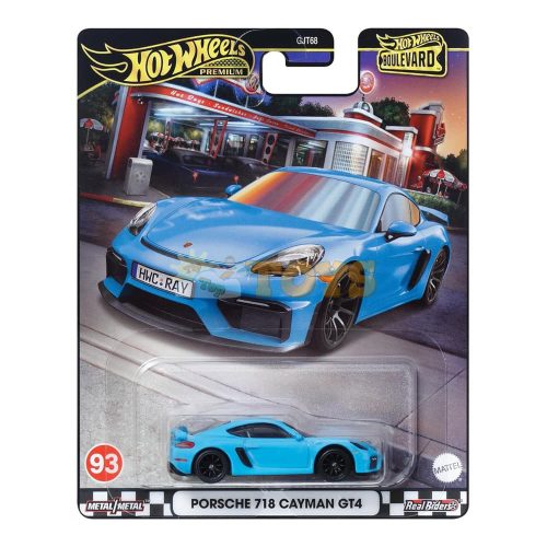 Hot Wheels Premium Diecast Porsche 718 Cayman GT4 HRT71