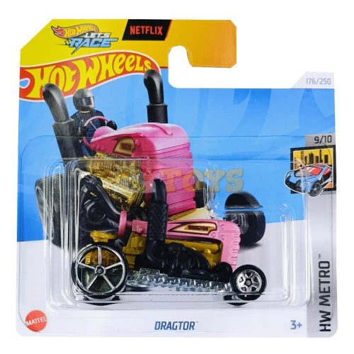 Hot Wheels Metal Tractor Dragtor HTB20 - HW Metro - Mattel