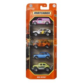 MATCHBOX Set of 5 metal cars MBX Retro HVT71 - Mattel