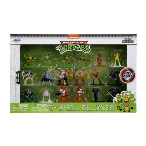 Jada Toys Set 18 metal figures Ninja Turtles 4cm - Turtles Nano metalfigs