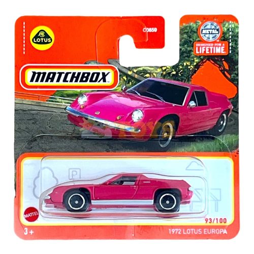 MATCHBOX 1972 Lotus Europa HVP08 Diecast Car - Mattel