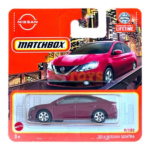 MATCHBOX 2016 Nissan Sentra HVN58 Diecast Car - Mattel