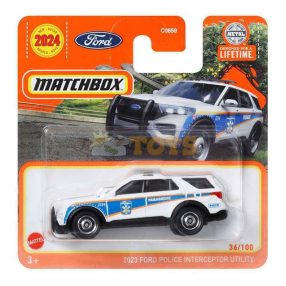   MATCHBOX 2023 Ford Police Interceptor Utility HVN42 Metal Car