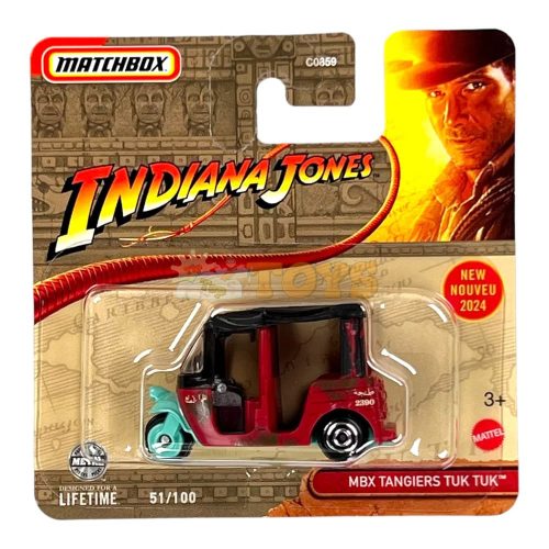 MATCHBOX MBX Tangiers Tuk Tuk HVN31 Indiana Jones Metal Car