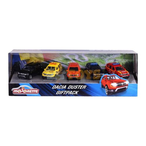 majorette Set of 5 metal cars Dacia Duster Giftpack various models