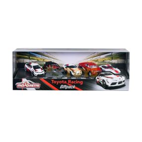   majorette Set of 5 metal cars Toyota Racing Giftpack various models