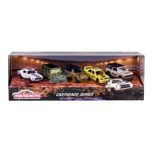 majorette Set of 5 metal cars Castheads Series various models 212054211