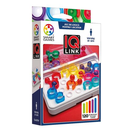 Smart Games - IQ Link logic game with 120 challenges Romanian edition