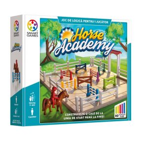   Smart Games - Horse Academy logic game with 80 challenges Romanian edition