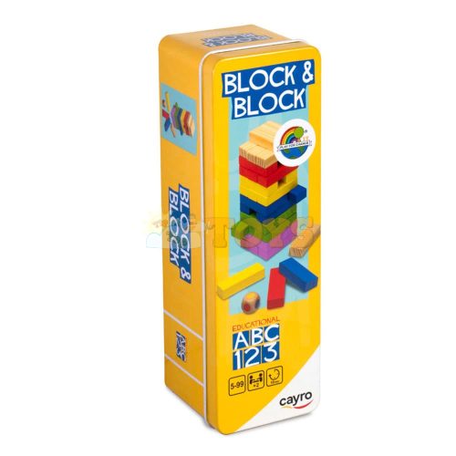 Block & Block Board game - metal box - dexterity game