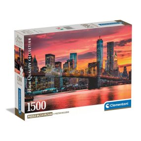   Clementoni Puzzle 1500 pieces East River at dusk USA 31712 - High Quality Collection
