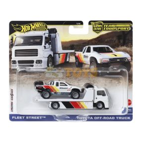   Hot Wheels Premium Transporter Fleet Street and Toyota Off-Road HRV39