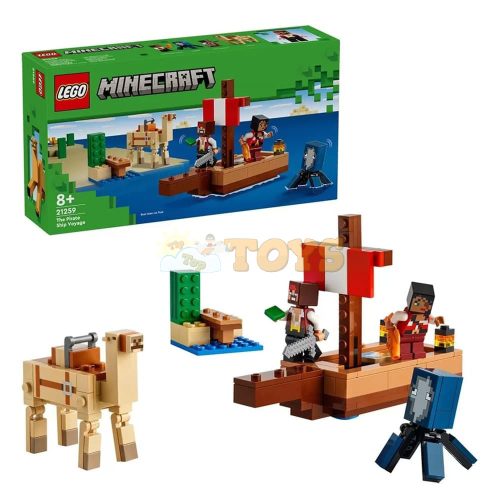 LEGO® Minecraft Pirate Ship Voyage 21259 - 166 pieces