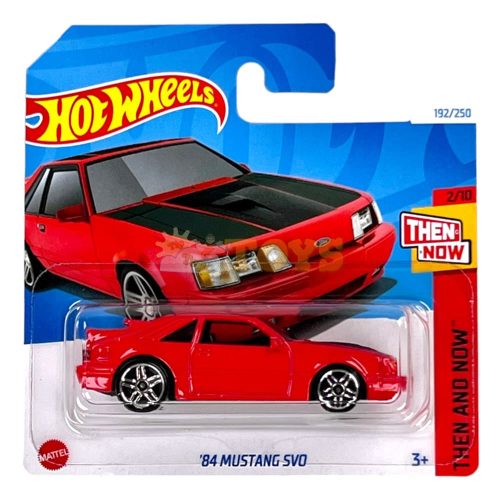 Hot Wheels '84 Mustang SVO HTC66 Diecast - Then And Now