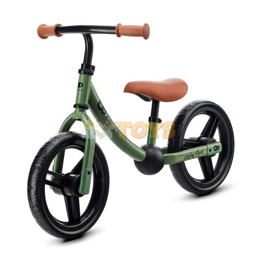 Kinderkraft Bicycle without pedals 2WAY NEXT Light Green orange 12 inch