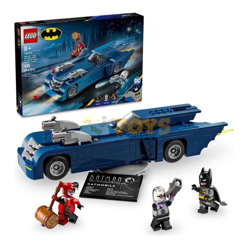 LEGO® Batman with his Batmobile vs. Harley Quinn and Mr. Freeze 76274