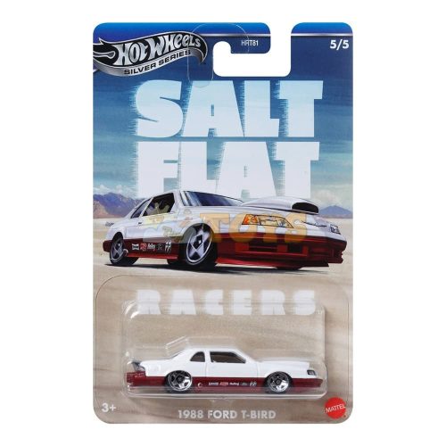 Hot Wheels Silver Diecast 1988 Ford T-Bird JBY85 Salt Flat