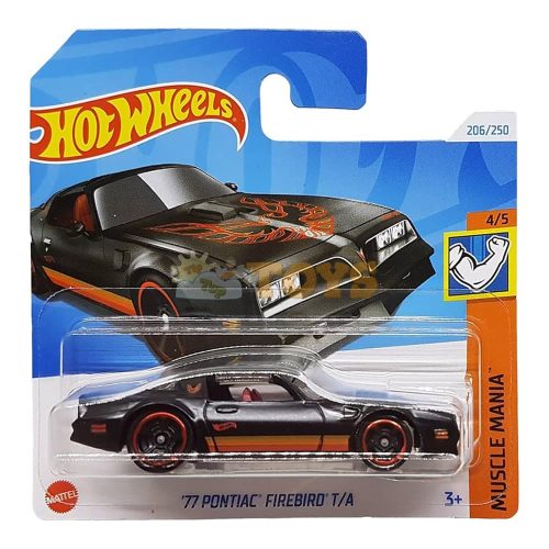 Hot Wheels '77 Pontiac Firebird T/A HTC60 Muscle Mania Metal Car