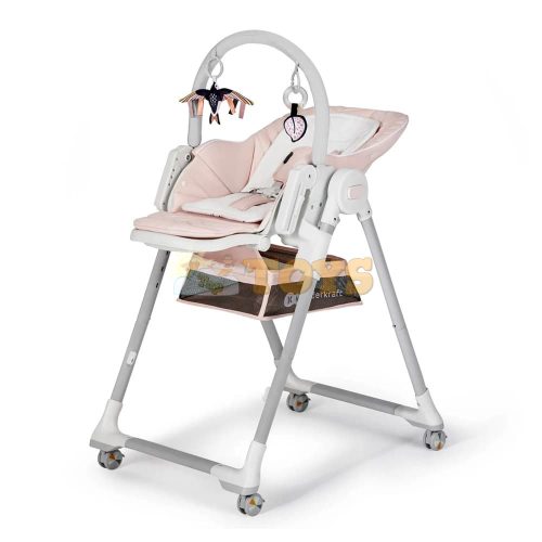 Kinderkraft Baby table chair LASTREE 2in1 convertible Pink