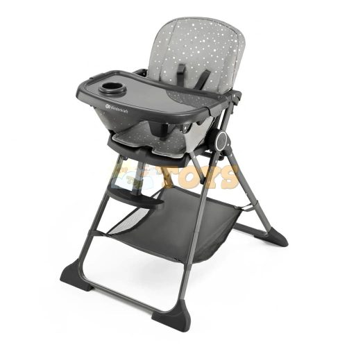 Kinderkraft FOLDEE foldable baby table chair Grey