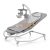 Kinderkraft Baby rocking chair 3in1 FELIO 2 Stone Grey