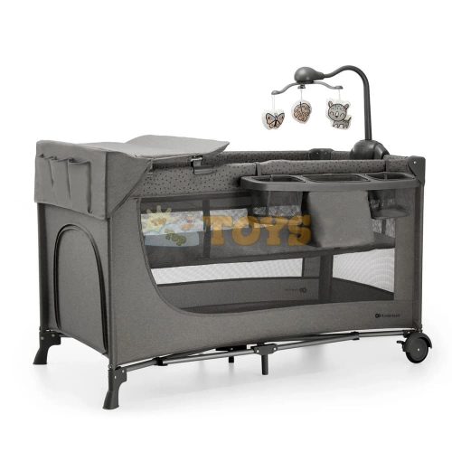 Kinderkraft Travel cot JOY2 with accessories Dark Gray KLJOY02DGR000AC