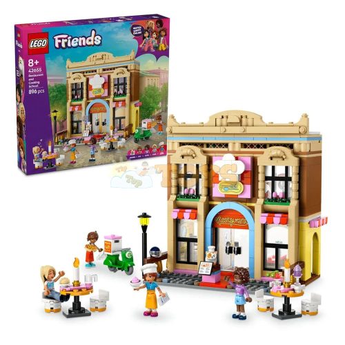 LEGO® Friends Restaurant and Cooking School 42655 - 896 pieces