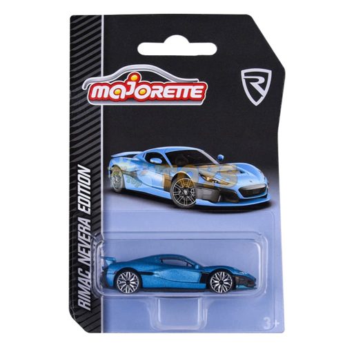 majorette Diecast car Rimac Nevera Edition Metallic Blue 212053052RIM