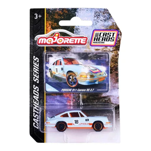 majorette Diecast car Porsche 911 Carrera RS 2.7 Castheads Series 212054210