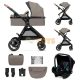 Kinderkraft Baby stroller ESME Sand Beige - 3 in 1 strollers