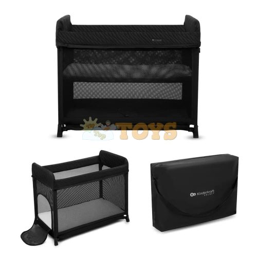 Kinderkraft MOON DREAM Travel Cot Black KLMODR00BLK3000