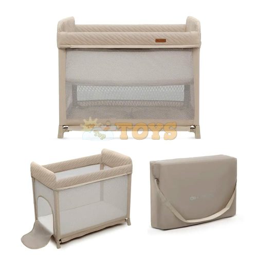 Kinderkraft MOON DREAM Travel Cot Beige KLMODR00BEG3000