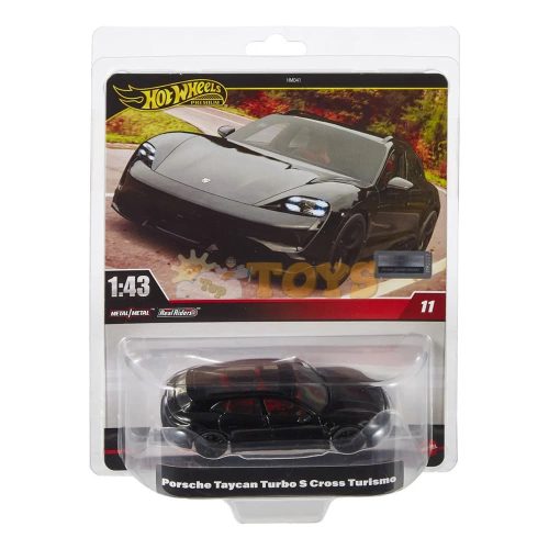 Hot Wheels Premium Real Riders Porsche Taycan Turbo S Cross Turismo HWT10